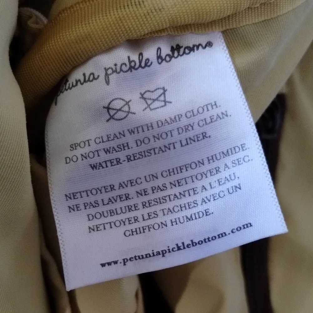 Petunia Pickle Bottom Diaper Bag Backpack in Daisy Dewdrops